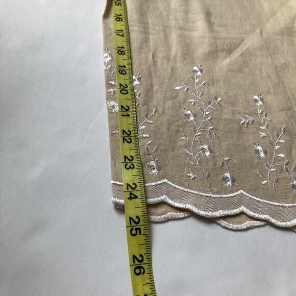 Real Comfort by CHADWICK'S 2-pc Set Sleeveless Top & Pants Embroidered size 10P - Picture 15 of 16